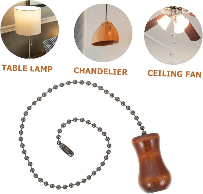 Vintage Beaded Pull Chain For Ceiling Fan And Lamp 20PCS Gold Easy Install Home Decor - Image 5
